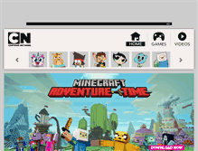 Tablet Screenshot of cartoonnetworkme.com